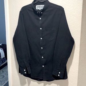Sampson & Taylor Linen/Cotton Blend  Shirt